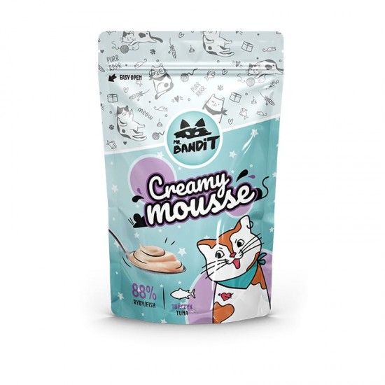 Recompense pentru pisici Mr. Bandit CAT Creamy Mousse, ton, 60 g