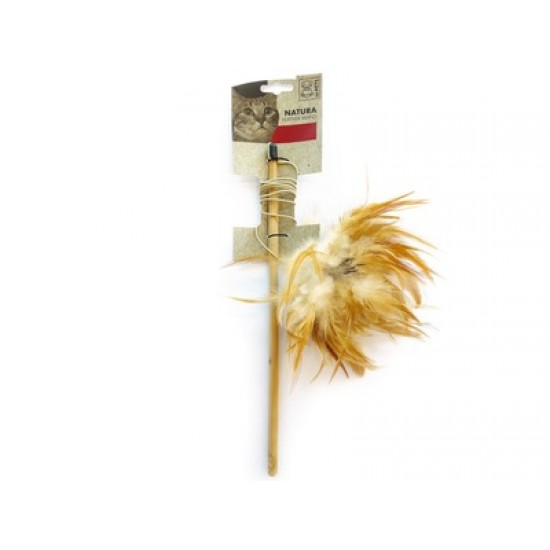 Bagheta Natura Feather M-PETS, 35.5 cm