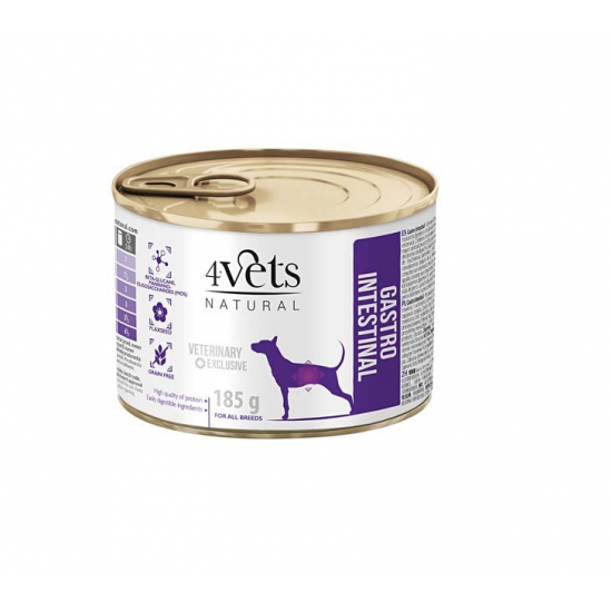 Dieta veterinara Gastro Intestinal Support pentru caini 4VetS, 185 g