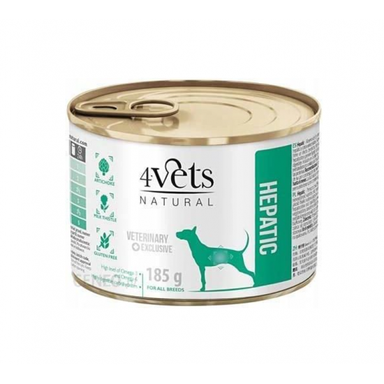 Dieta veterinara Hepatic Support pentru caini 4VetS, 185 g