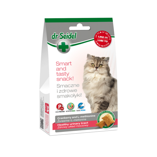 Snack pentru santatea tractului urinar, Dr. Seidel,  pentru pisici, 50 g