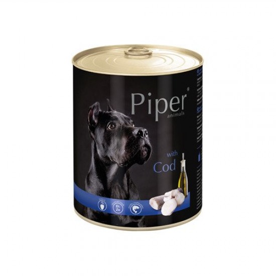 Hrana umeda Piper Animals, cod, conserva, 800 g
