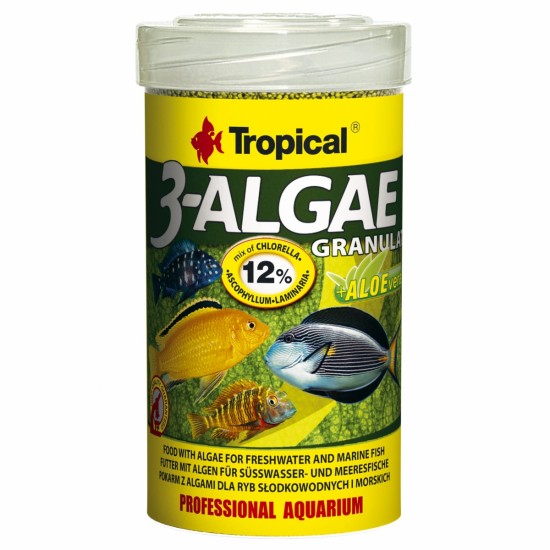 3-ALGAE GRANULAT Tropical Fish, 100ml, 44g