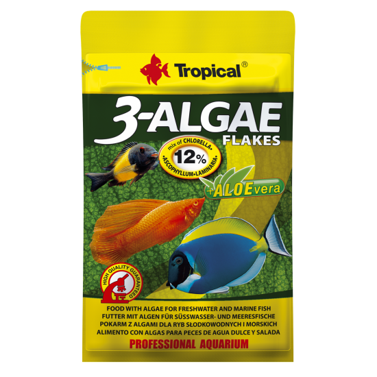 3-ALGAE FLAKES Tropical Fish, 12g