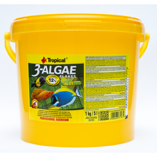 3-ALGAE FLAKES Tropical Fish, 12g
