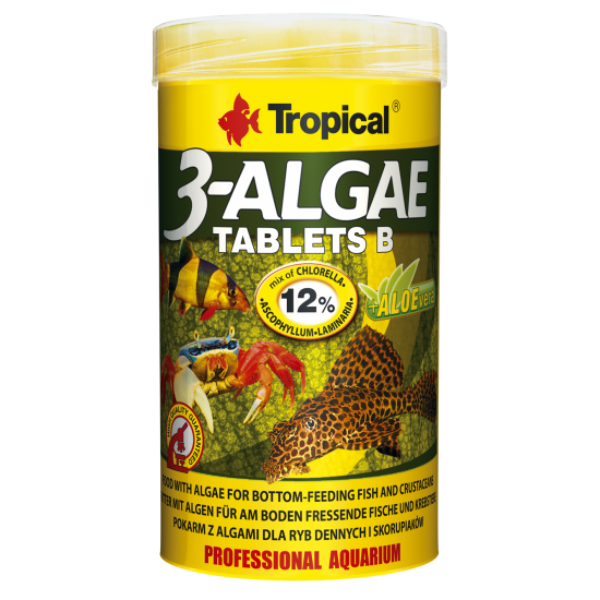 3-ALGAE TABLETS B Tropical Fish, 50ml/ 36g