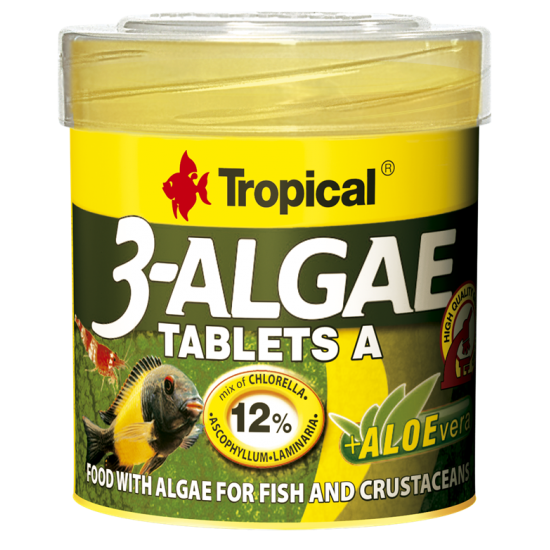 3-ALGAE TABLETS A Tropical Fish, 50ml/ 36g
