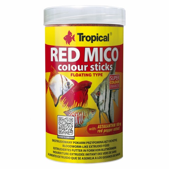RED MICO COLOUR STICKS Tropical Fish, 100ml/32g