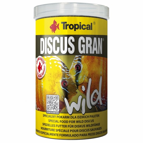 DISCUS GRAN WILD Tropical Fish, 1000 ml/440g