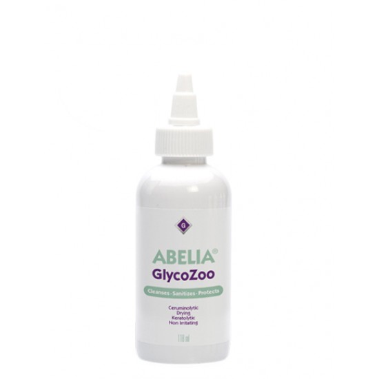 Abelia GlycoZoo, solutie auriculara de curatare,uscare, cerumenolitica, keratolitica și cu efecte lipolitice, VetNova, 118ml